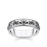 Kingdom Scattered Black CZ Ring