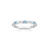 Turquoise Silver Band Ring