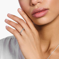 Turquoise Silver Band Ring