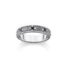Rebel Black CZ Ring