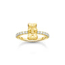 Ring with Gold HARIBO Goldbear and Zirconia