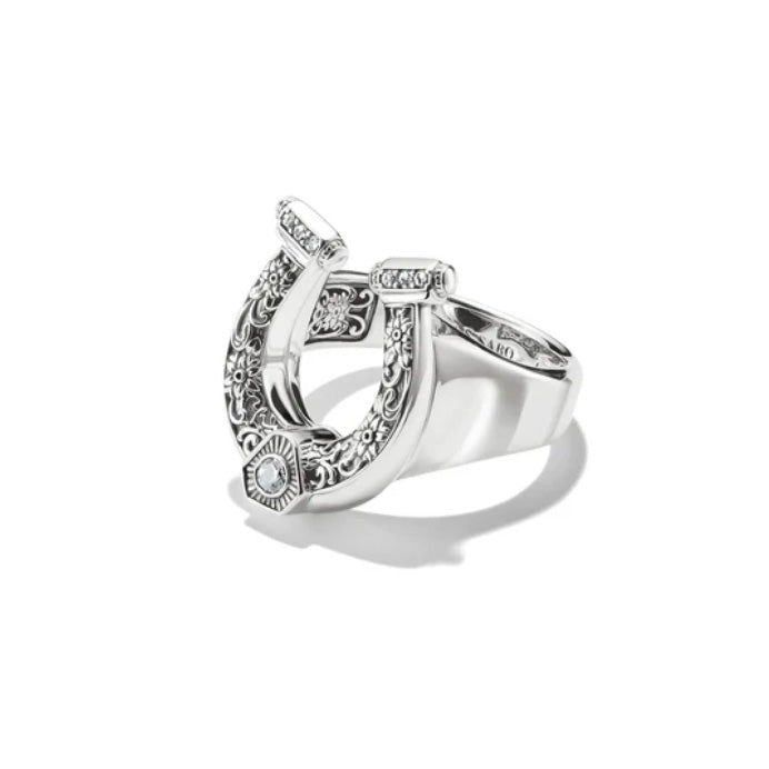 Silver Horseshoe Ring