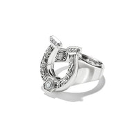 Silver Horseshoe Ring