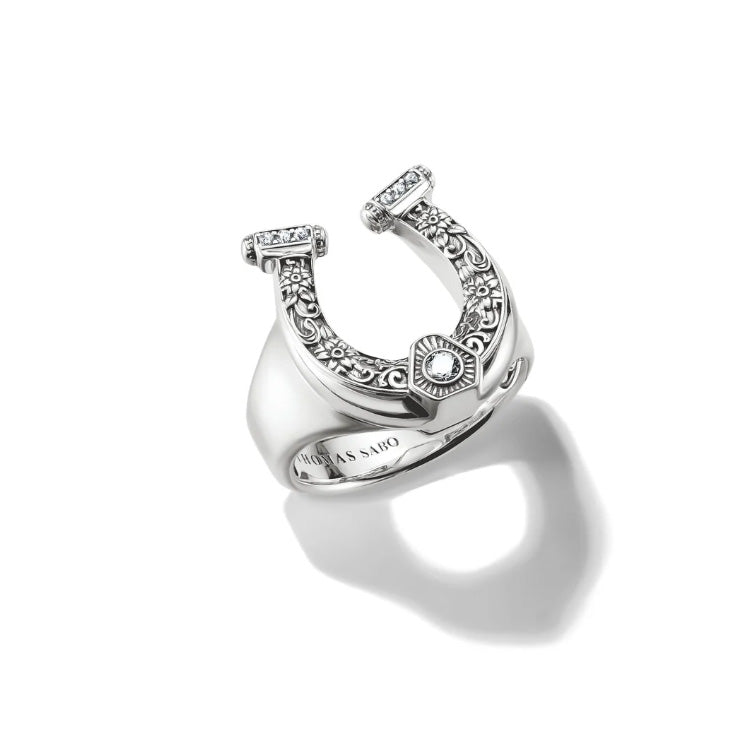 Silver Horseshoe Ring