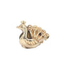TT186G Gold Plated Silver Peacock Charm