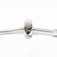 TT336G Engraved Triangle Spacer Charm