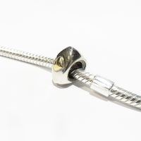 TT336G Engraved Triangle Spacer Charm