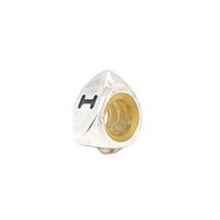 TT336G Engraved Triangle Spacer Charm