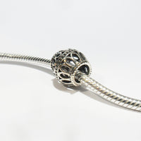 TT612 Filigree Patterned Spacer Charm
