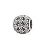 TT628 Silver Flower Spacer Charm