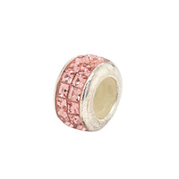 TT646PK Pink Coloured Swarovski Crystal Spacer