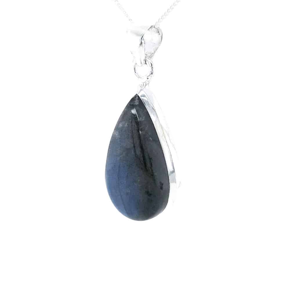 Labradorite Silver Pendant