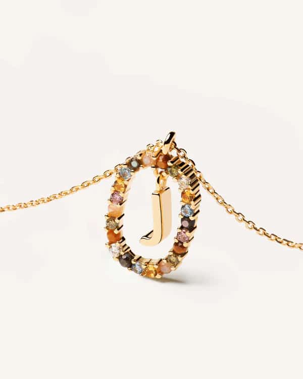 LETTER J NECKLACE