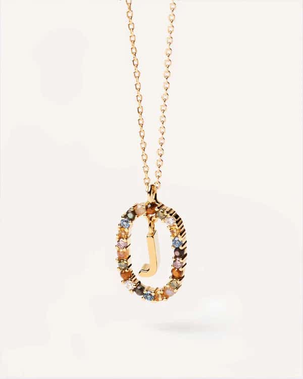 LETTER J NECKLACE