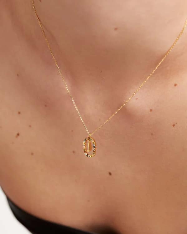 LETTER J NECKLACE