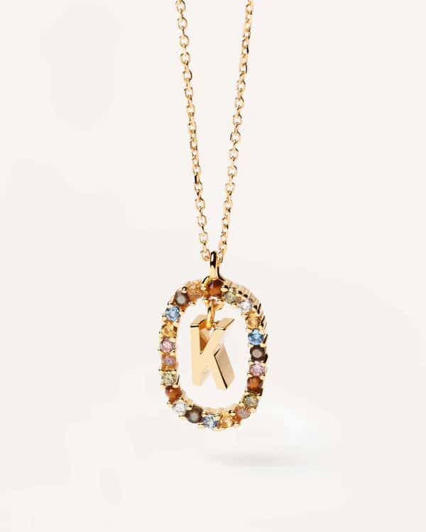 LETTER K NECKLACE