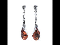 Genuine Baltic Amber Earrings 726