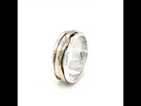 Rose Heart Meditation Spinning Ring