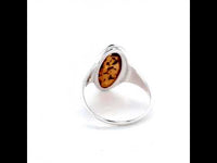 Genuine Baltic Amber Ring 258
