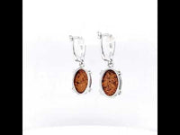 Genuine Baltic Amber Earrings 521