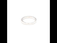 Sapphire Blue Coloured CZ Ring