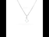 Round Blue Topaz Silver Necklace and Studs Set