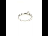 Rose Quartz Round Gemstone Silver Ring