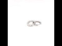 Plain Sterling Silver Huggie