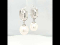 Fresh Water Pearl Huggie Earrings