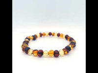 Genuine Baltic Amber Elastic Bracelet 752