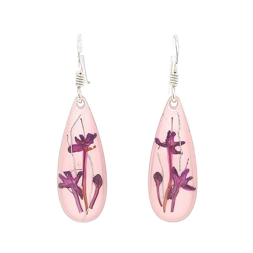 Assorted Earrings Red Valerian