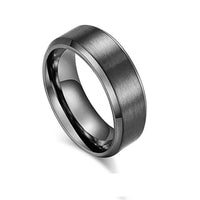 Brushed Ring with Polished Edges