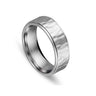 Stainless Steel Indent Pattern Ring