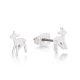 Junior Bambi Stud Earrings White Gold