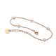 Stainless Steel Chain Bracelet Rose Gold