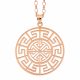 ATHENA Celtic Disc Necklace