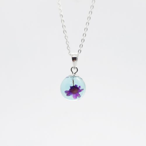 BOTANIGEM Dew Drops Necklace Aqua