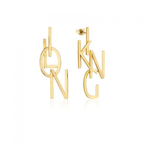 The Lion King Earrings Yellow Gold