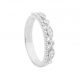 White Gold Plated Sterling Silver Ring