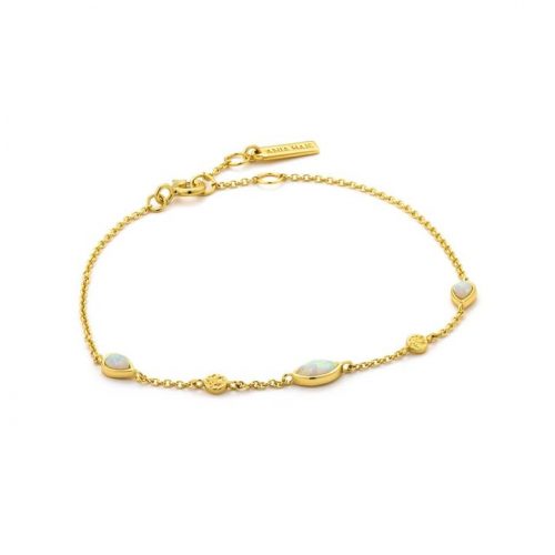 Opal Colour Gold Bracelet