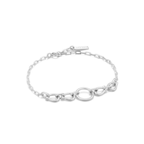 Silver Horseshoe Link Bracelet