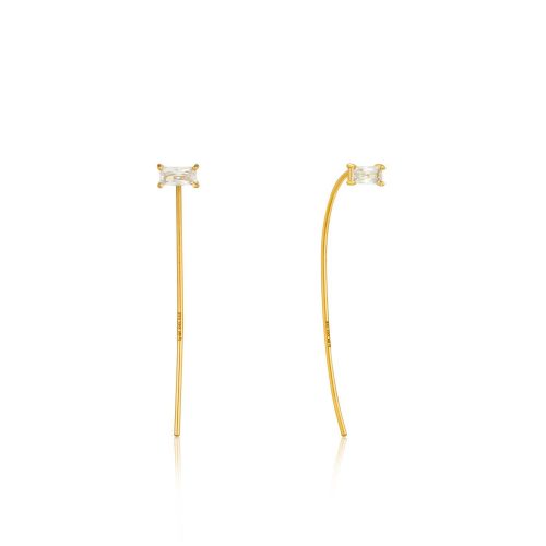 Gold Glow Solid Drop Earrings