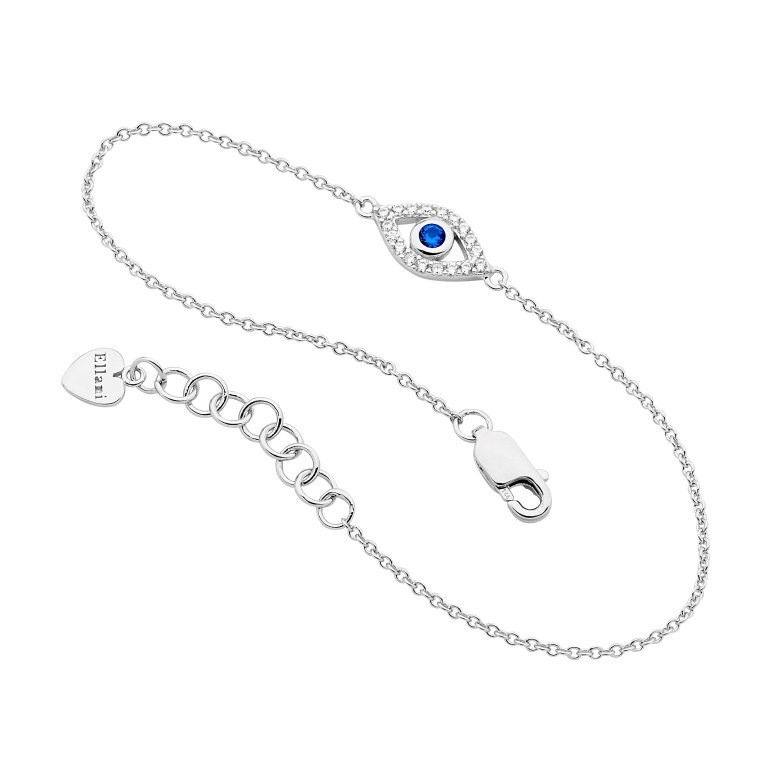 evil eye bracelet sterling silver