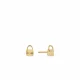 14kt Gold Padlock Stud Earrings