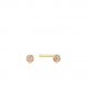 14kt Gold Opal Stud Earrings