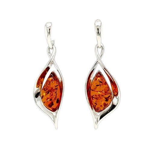 Genuine Baltic Amber Earrings 469