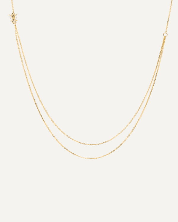 Breeze Necklace Yellow Gold
