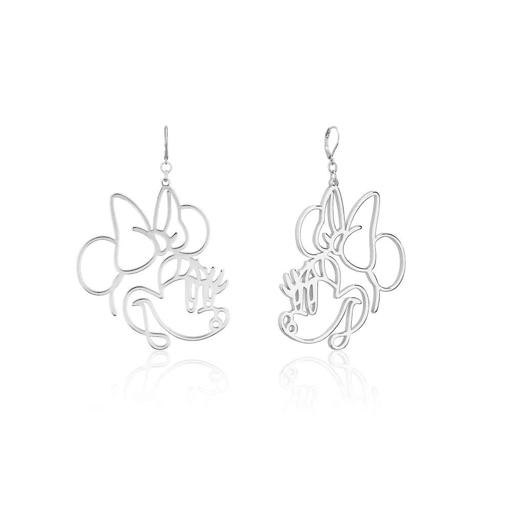 Minnie Mouse Wire Style Drop Earrings