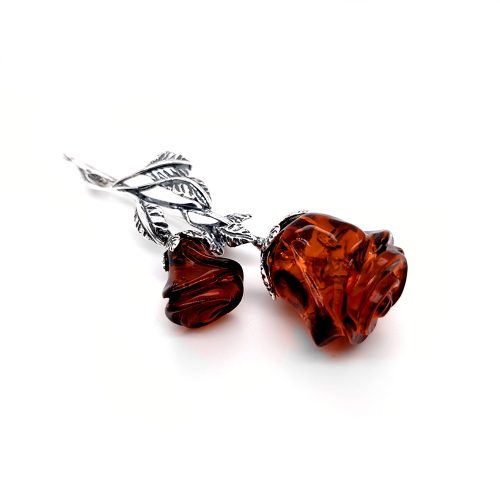 Genuine Baltic Amber Brooch 552