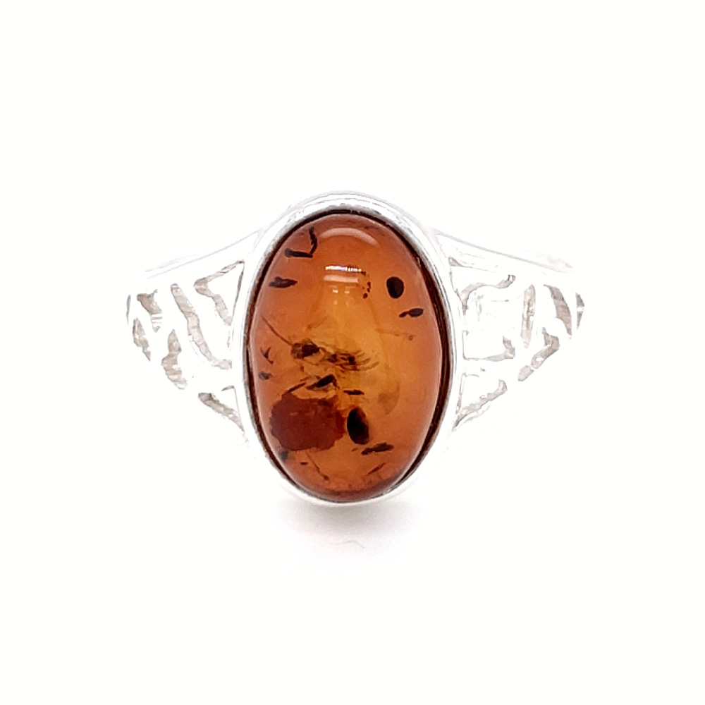 Genuine Baltic Amber Ring 558